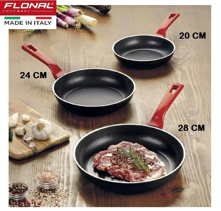 Set de Sartenes x 3 FLONAL - HECHO EN ITALIA