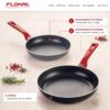 Set de Sartenes x 3 FLONAL - HECHO EN ITALIA