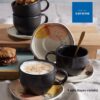 Set de Tazas con platos 8 Piezas Euritmia 249.6cc CORONA