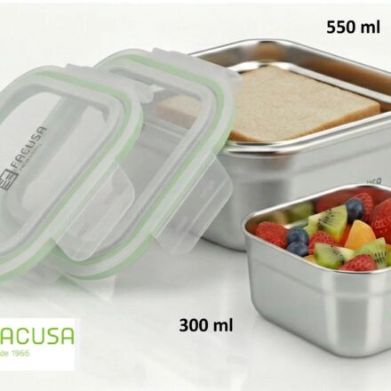 Set X2 Taper Acero Inoxidable FACUSA 550 y 300 Ml