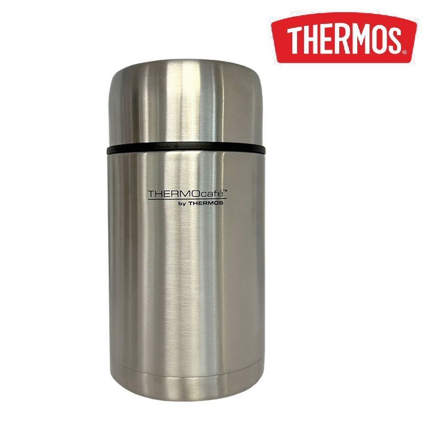 Termo 1lt de acero inoxidable para alimentos silver Thermos