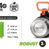 Termo Acero Inoxidable Robus 2 litros Facusa