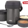 Termo de acero térmico de comida con compartimientos 1.3 lt