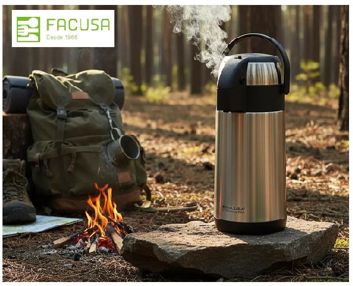 Termo Sifón 4 litros Acero Inoxidable Facusa