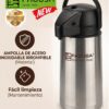 Termo sifón Facusa 1.90 litros DE ACERO INOXIDABLE IRROMPIBLE con asa- 100% Garantia
