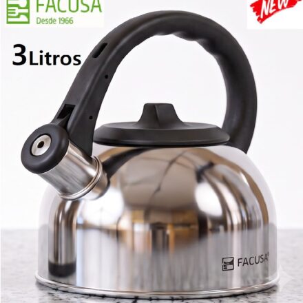 Tetera 3.00 lt. Acero Inoxidable FACUSA