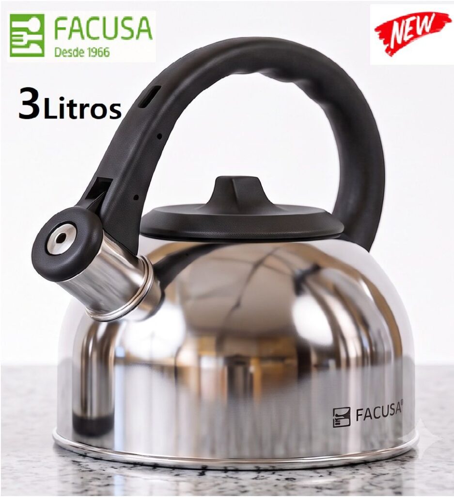 Tetera 3.00 lt. Acero Inoxidable FACUSA