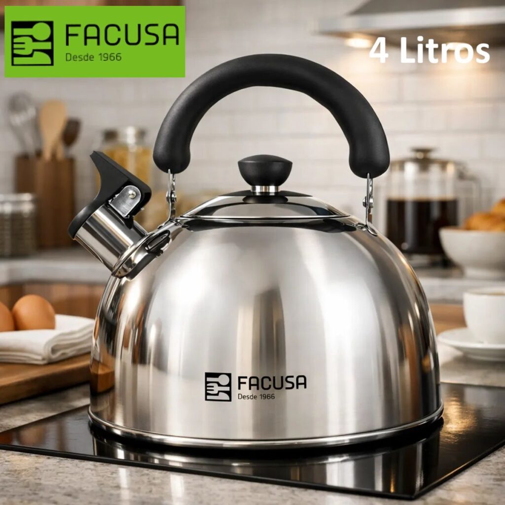 Tetera 4 litros Acero Inox Facusa Original