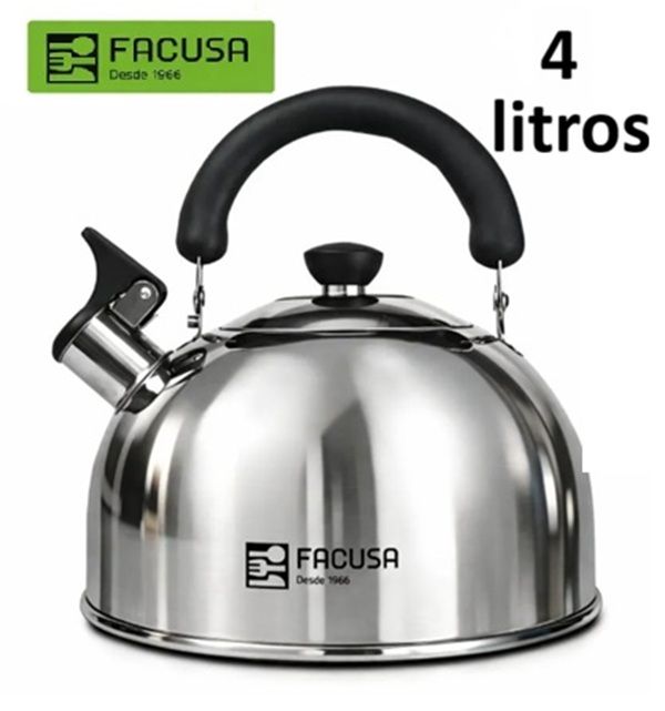 Tetera 4 litros Acero Inox Facusa Original GARANTIA