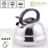 Tetera Acero Inoxidable Facusa de 4.6 litros con Silbador