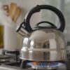 Tetera Acero Inoxidable Facusa de 4.6 litros con Silbador GARANTIA