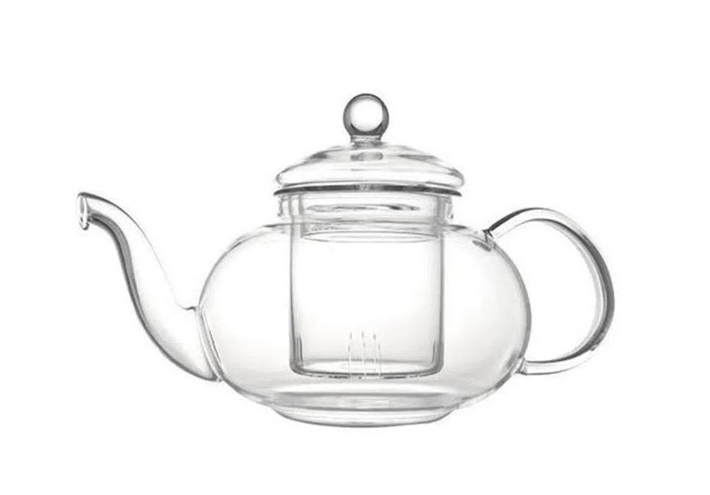 Tetera de borosilicato 1.1 lt c/filtro