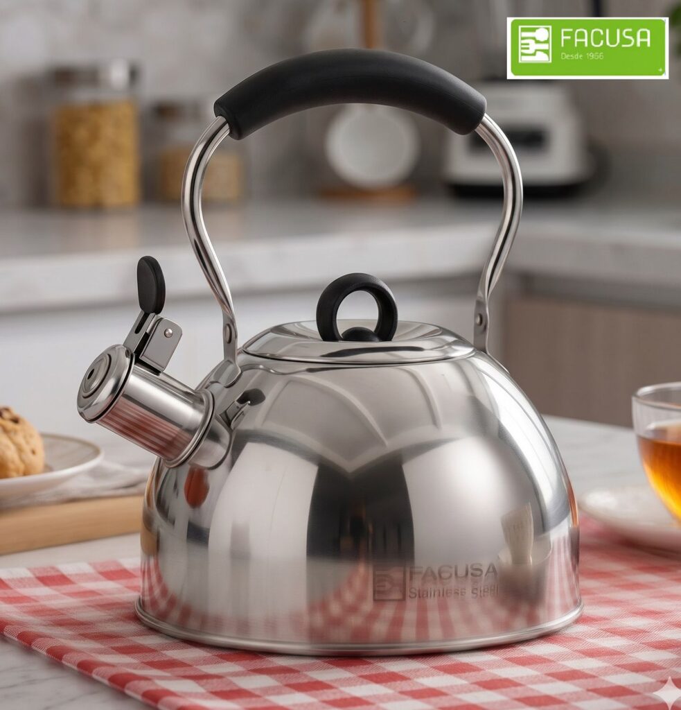 Tetera Facusa con silbato 2.50 litros -100% Garantia