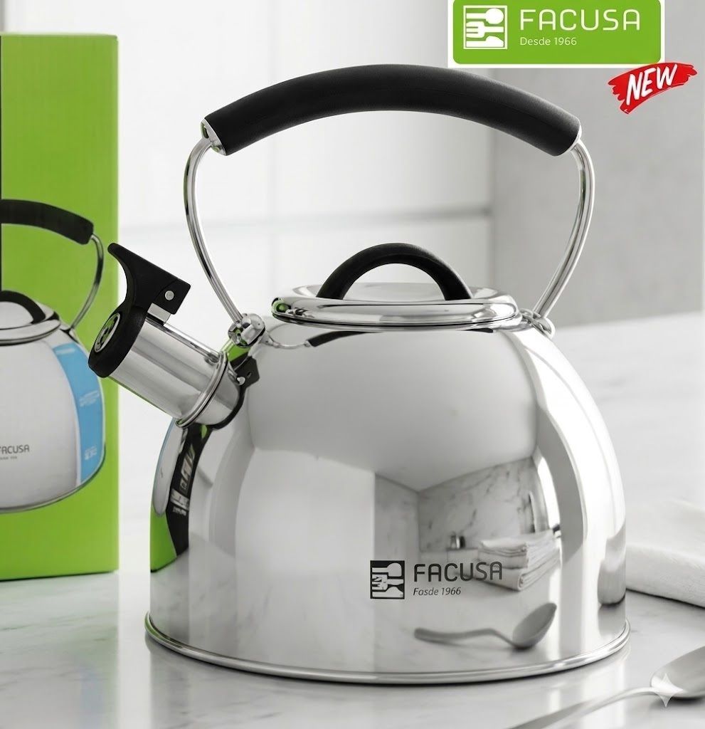Tetera Facusa de 2.5 litros con Silbador