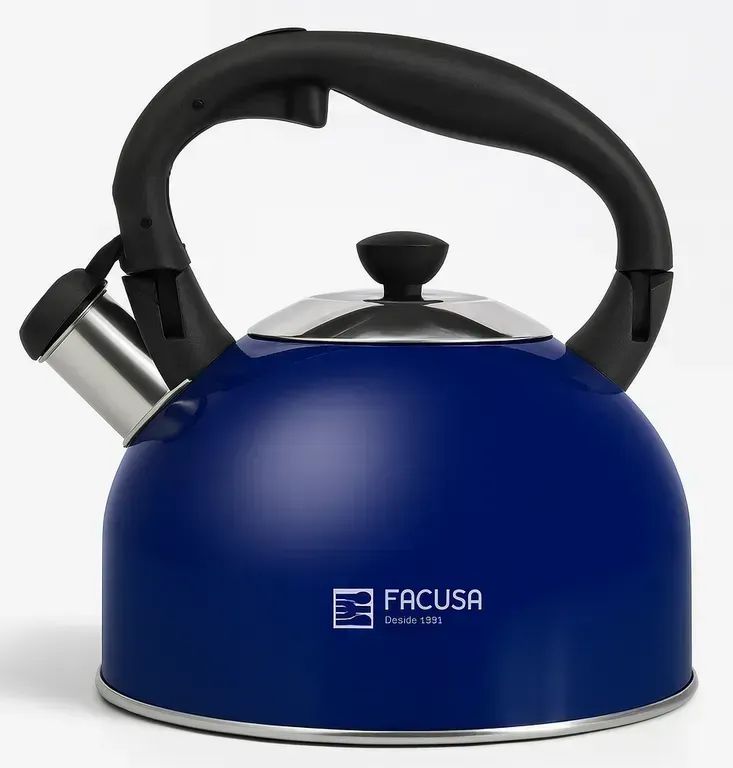 Tetera Facusa de 3 litros Roja con Silbador - 100% Garantia