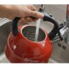 Tetera Facusa de 3 litros Roja con Silbador - 100% Garantia