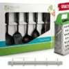 Utensilios de Nylon x 5 piezas CON REGALO Facusa
