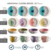 Vajilla Corona Combo Armonía + Caoba Gris 8 Puestos 32 Piezas